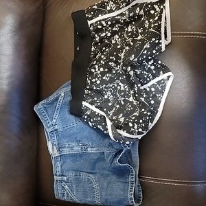 Girls size 14/16 short bundle jean active Justice + circo